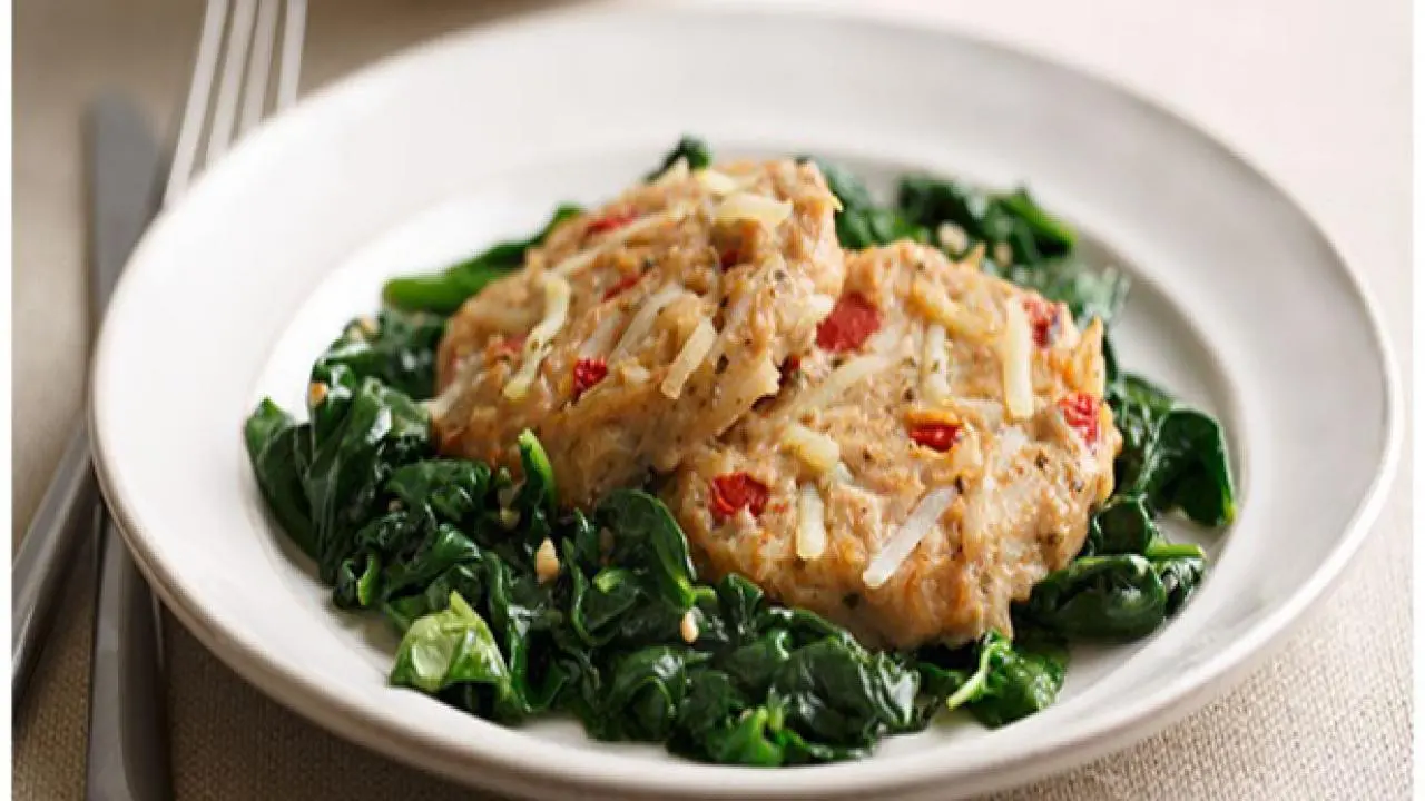 Pesto Chicken and Potato Patties