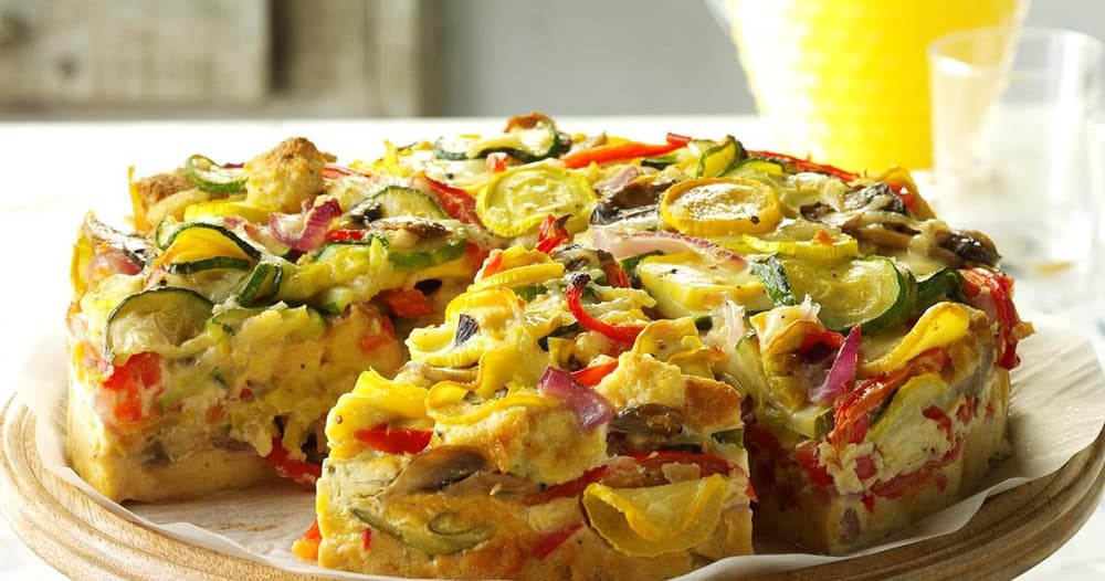 Veggie-Packed Strata