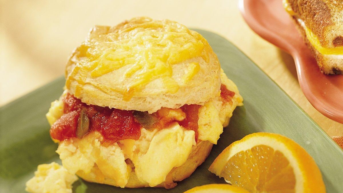 Cheesy Egg Biscuits