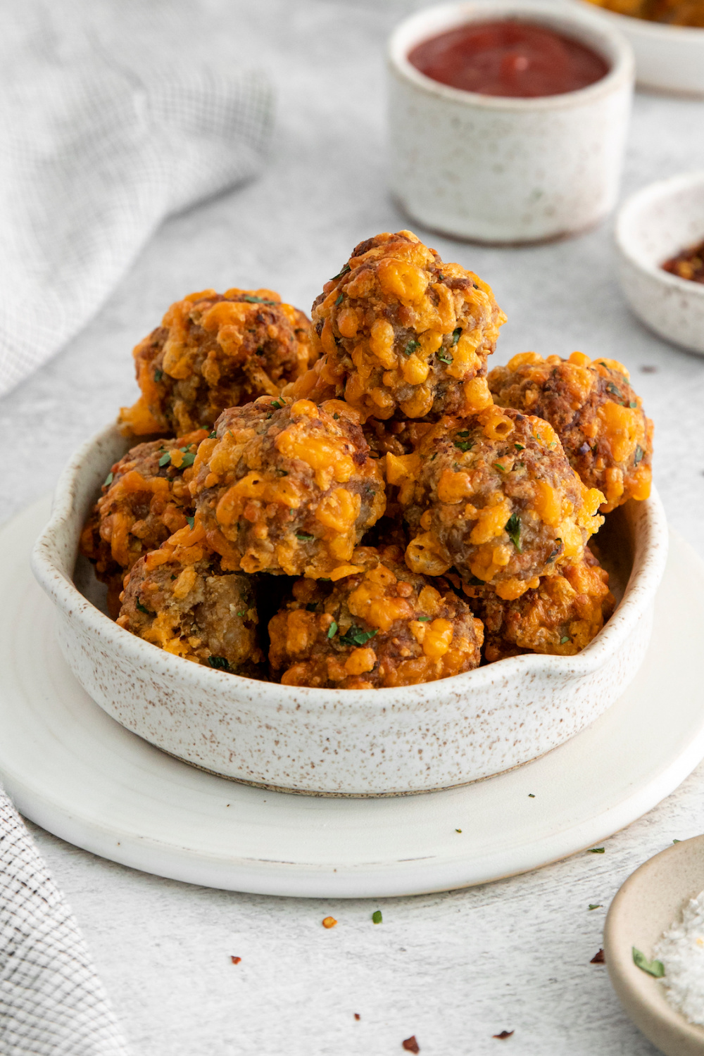 Air Fryer Sausage Cheese Balls
