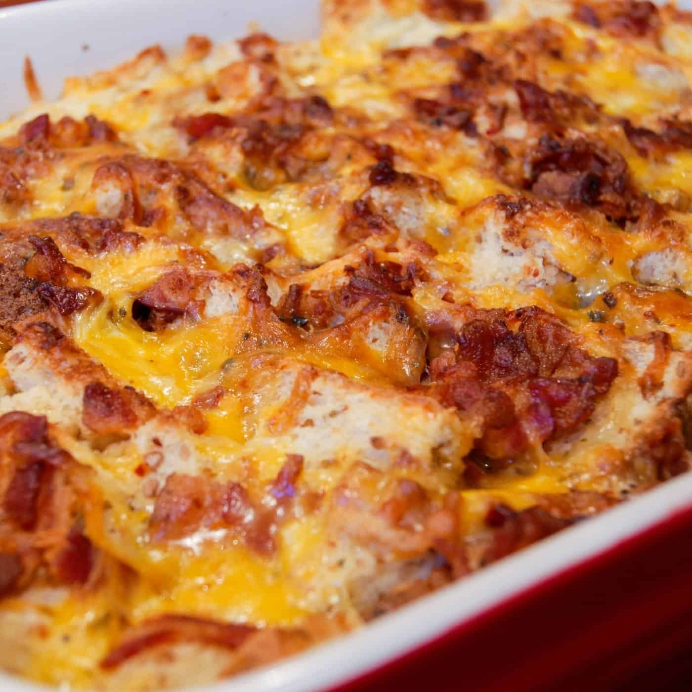 Breakfast Casserole with Bacon