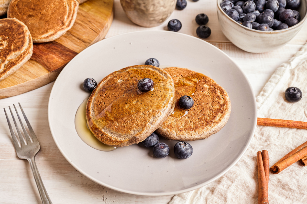 Buckwheat Pancakes with Coconut Cream - Mediterranean Living