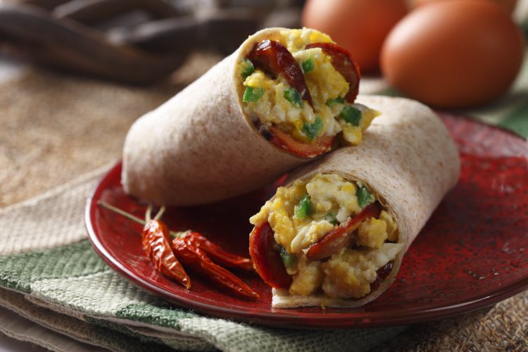 Chorizo Breakfast Burrito