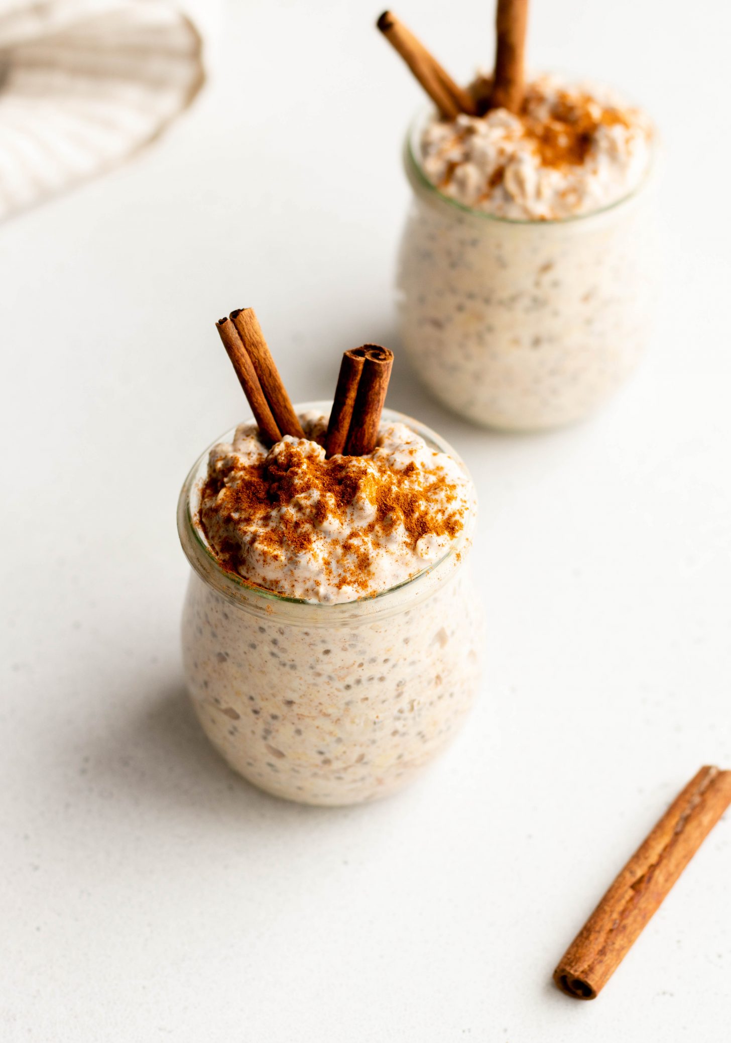 Cinnamon Roll Overnight Oats