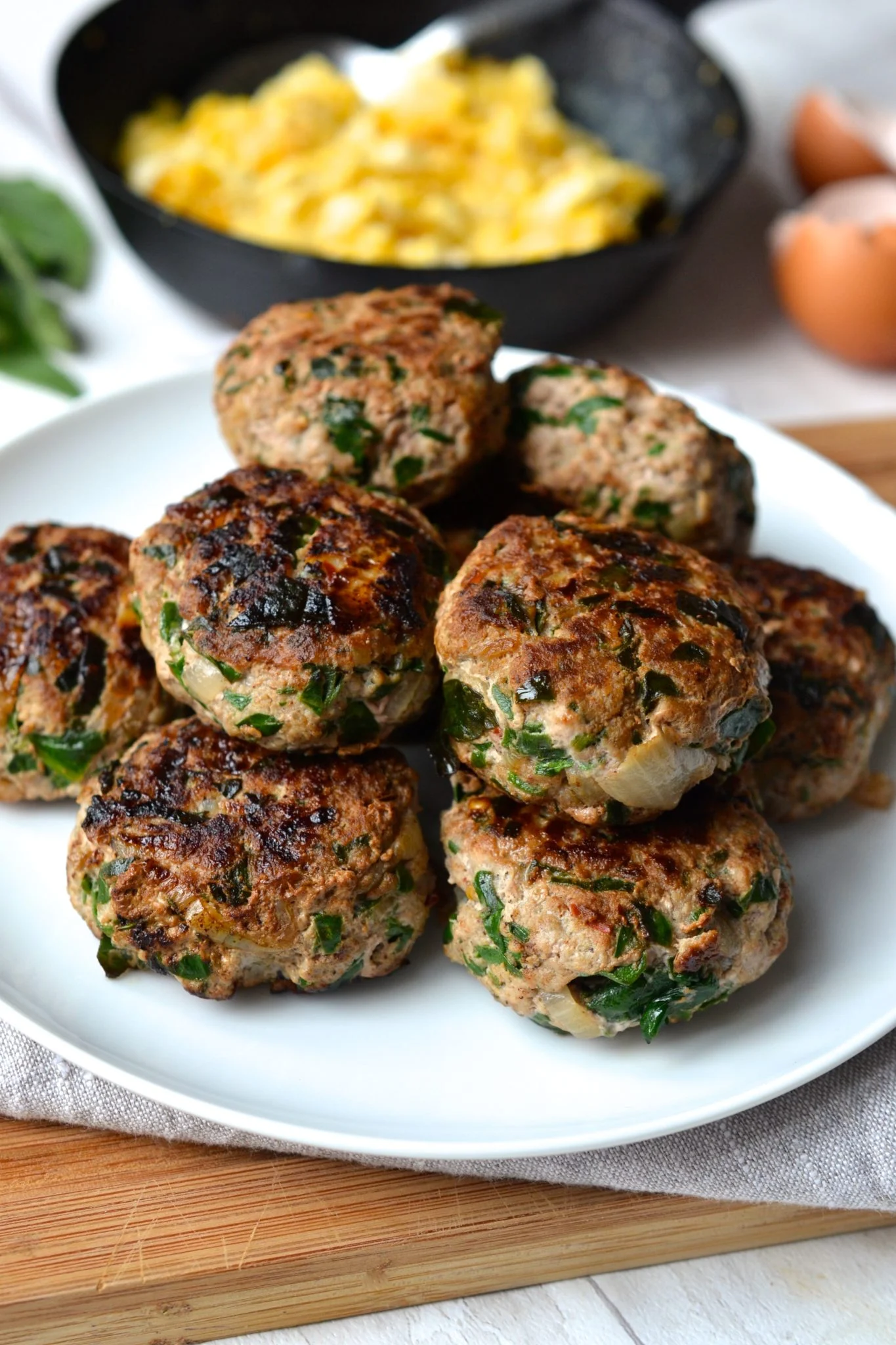 Turkey, Spinach & Caramelized Onion Breakfast Sausage