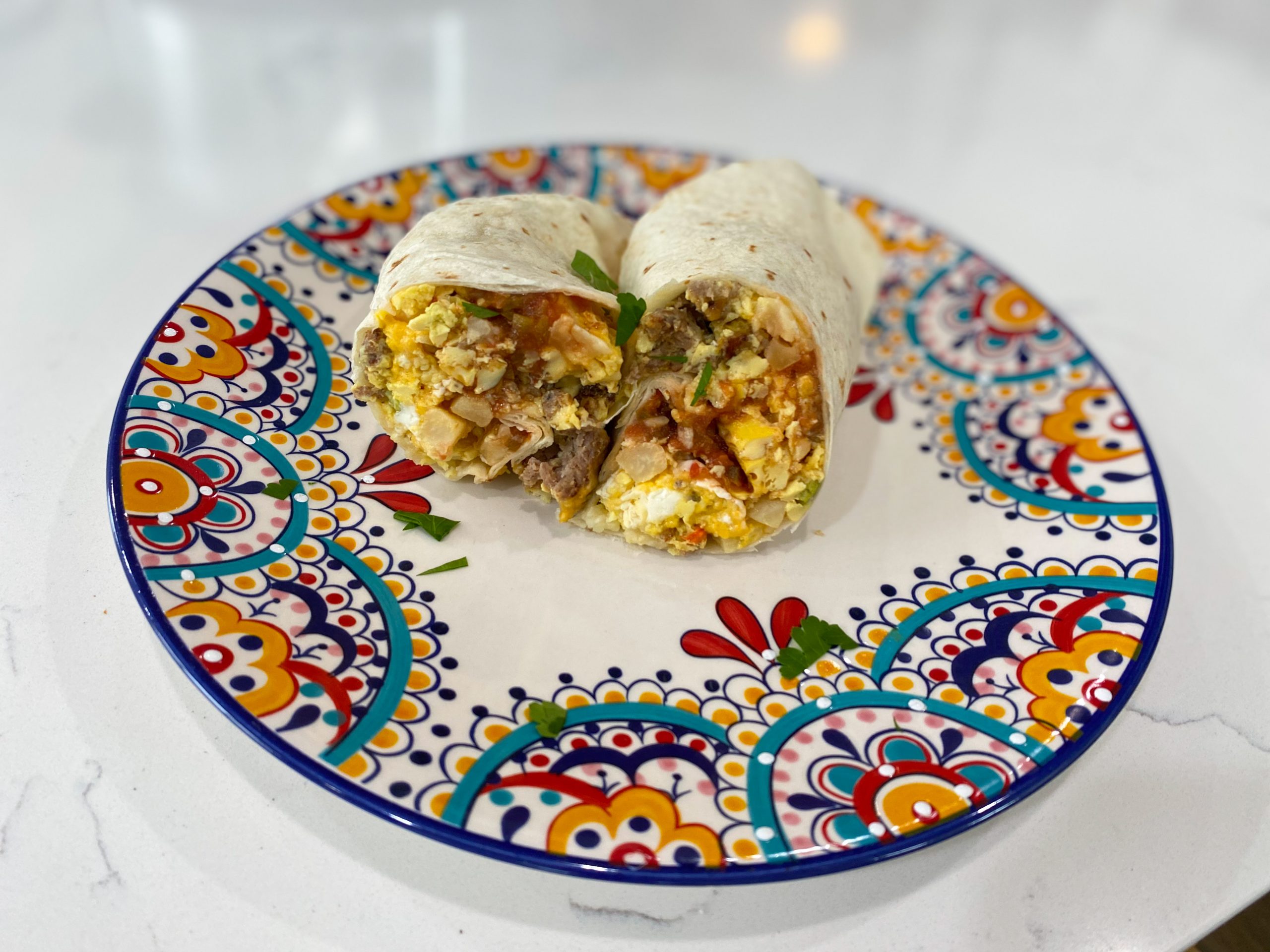 Slow Cooker Breakfast Burritos
