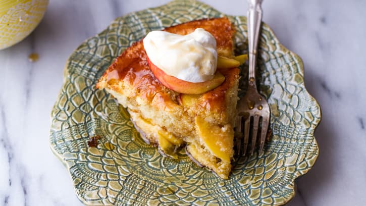 Make-Ahead Peach Breakfast Bake - BettyCrocker.com