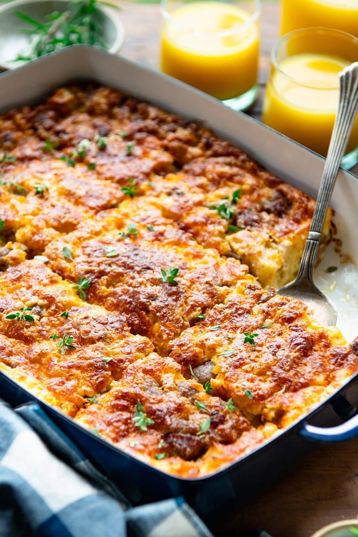 Maple Sausage and Apple Breakfast Bake - The Seasoned Mom