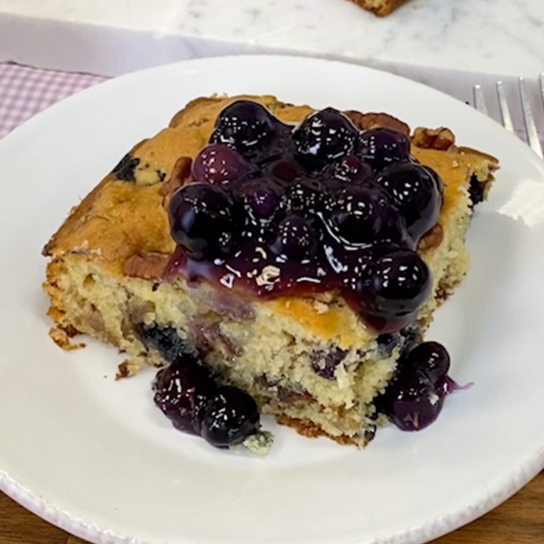 Blueberry-Sausage Breakfast Cake