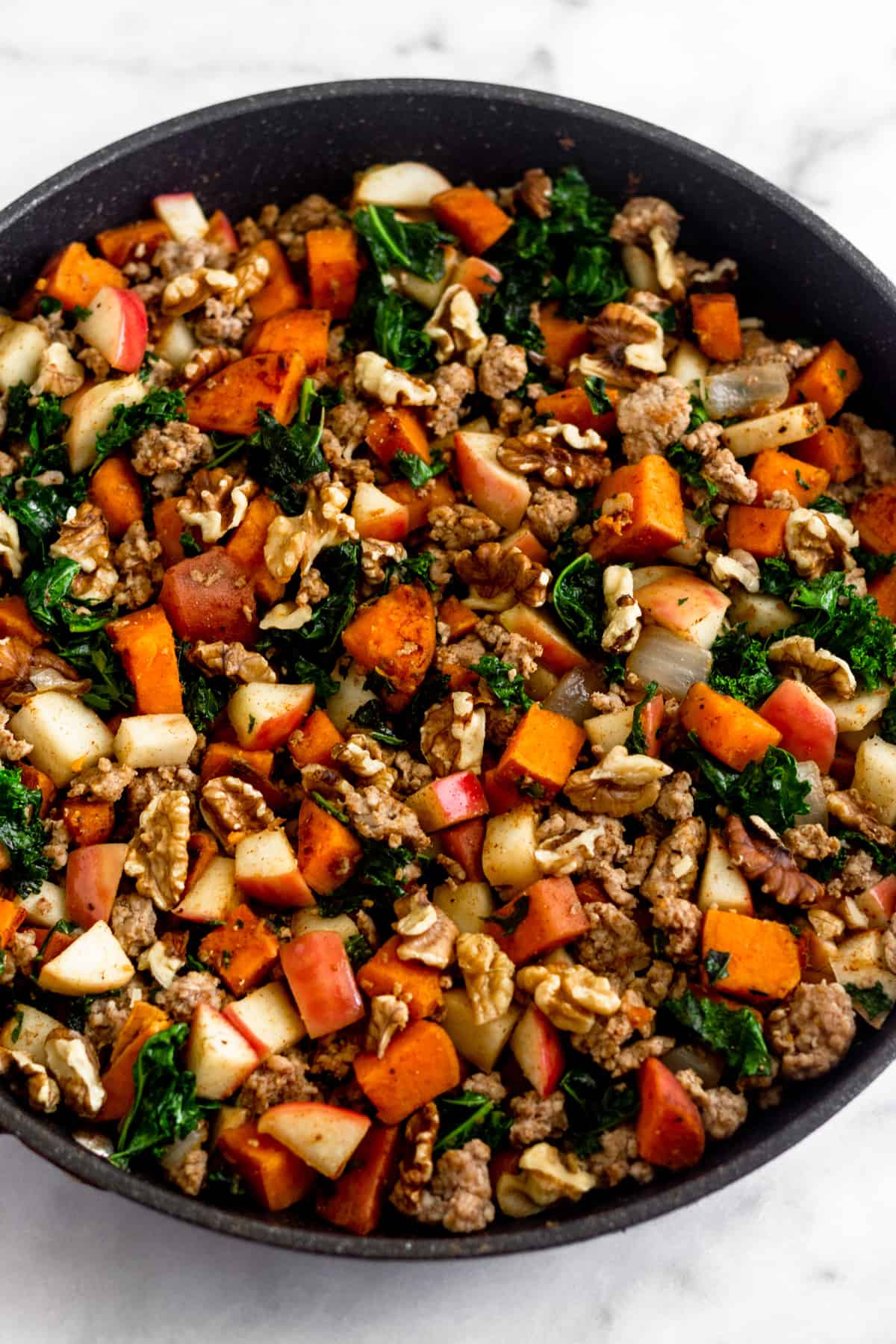 Sweet Potato Sausage Hash (Paleo/Whole30) - Eat the Gains