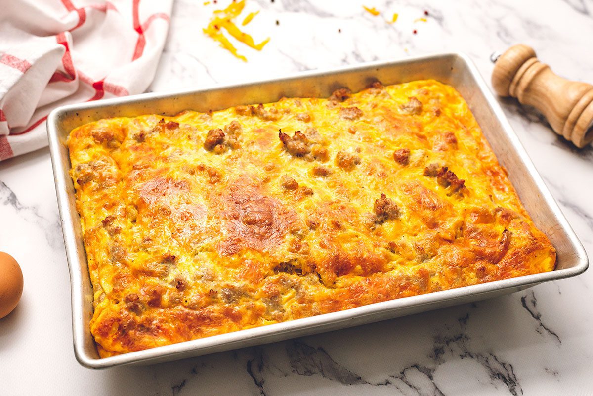 Sausage Crescent Roll Breakfast Casserole Recipe