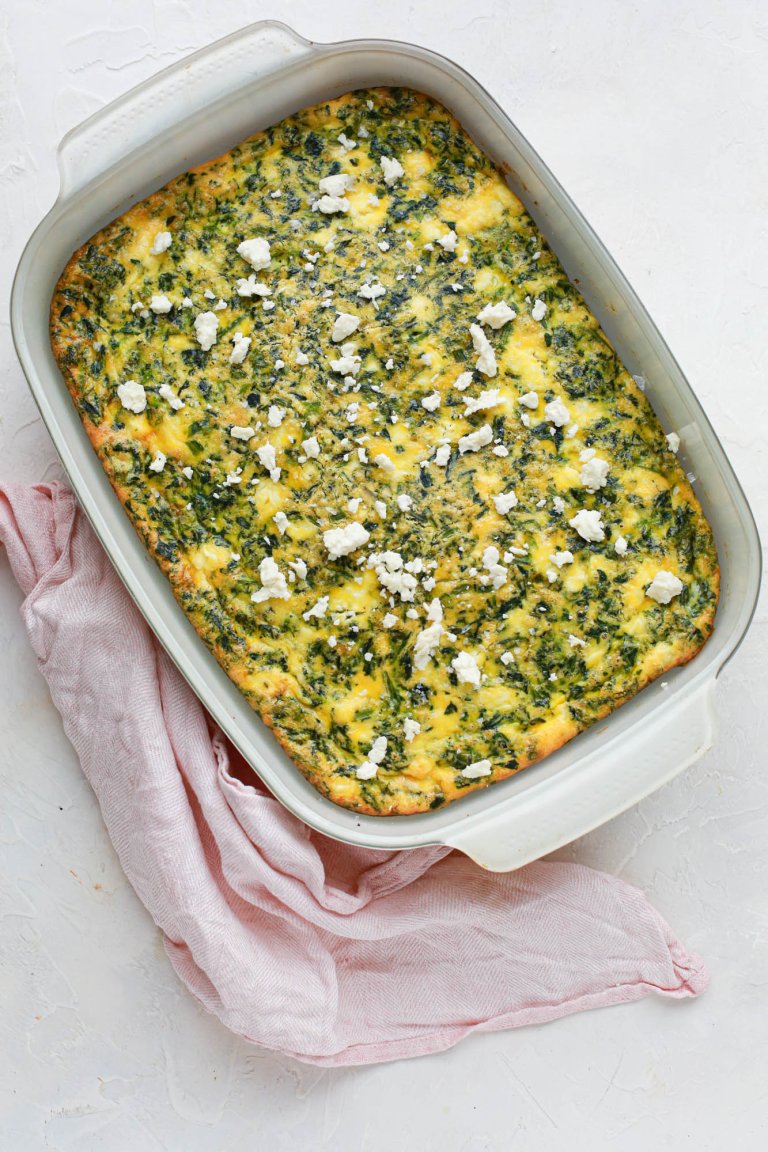 Recipe: Spinach and Feta Egg Casserole | Anytime Fitness