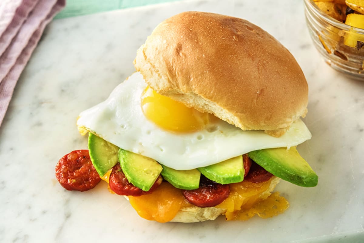 Chorizo, Egg, and Avocado Sandwich Recipe | HelloFresh