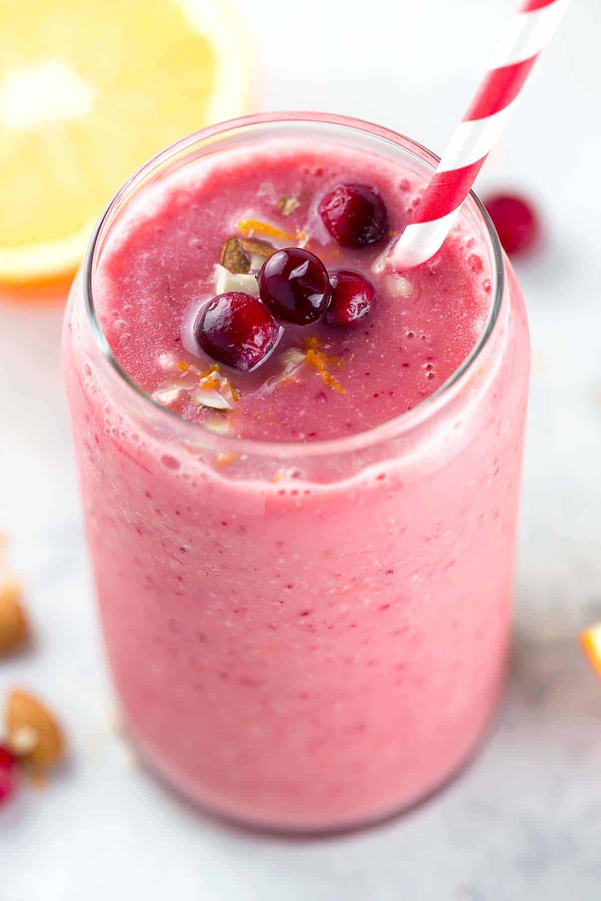 Cranberry Smoothie Recipe - Jessica Gavin