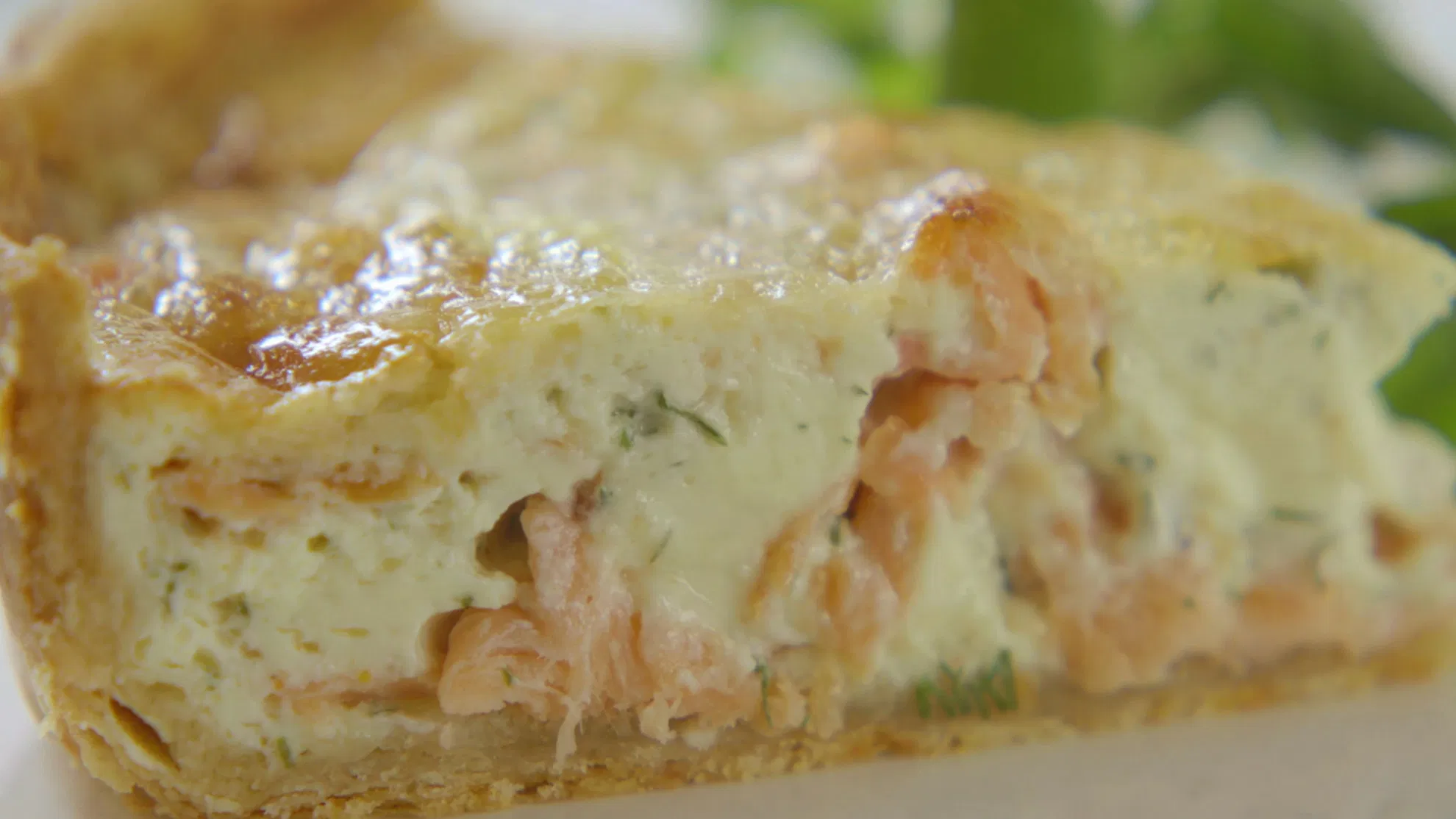 Smoked Salmon and Dill Tart