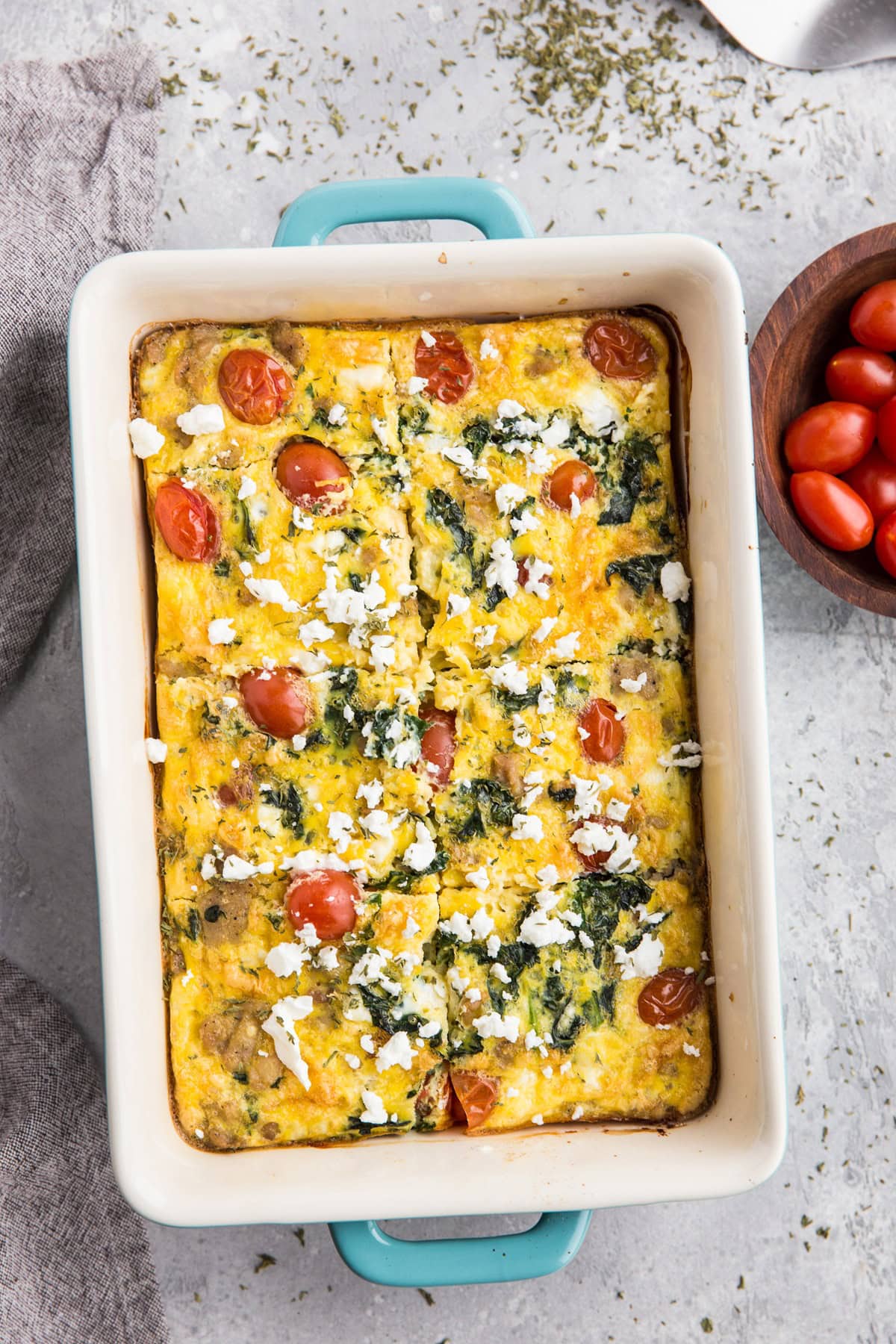 Mediterranean Breakfast Casserole