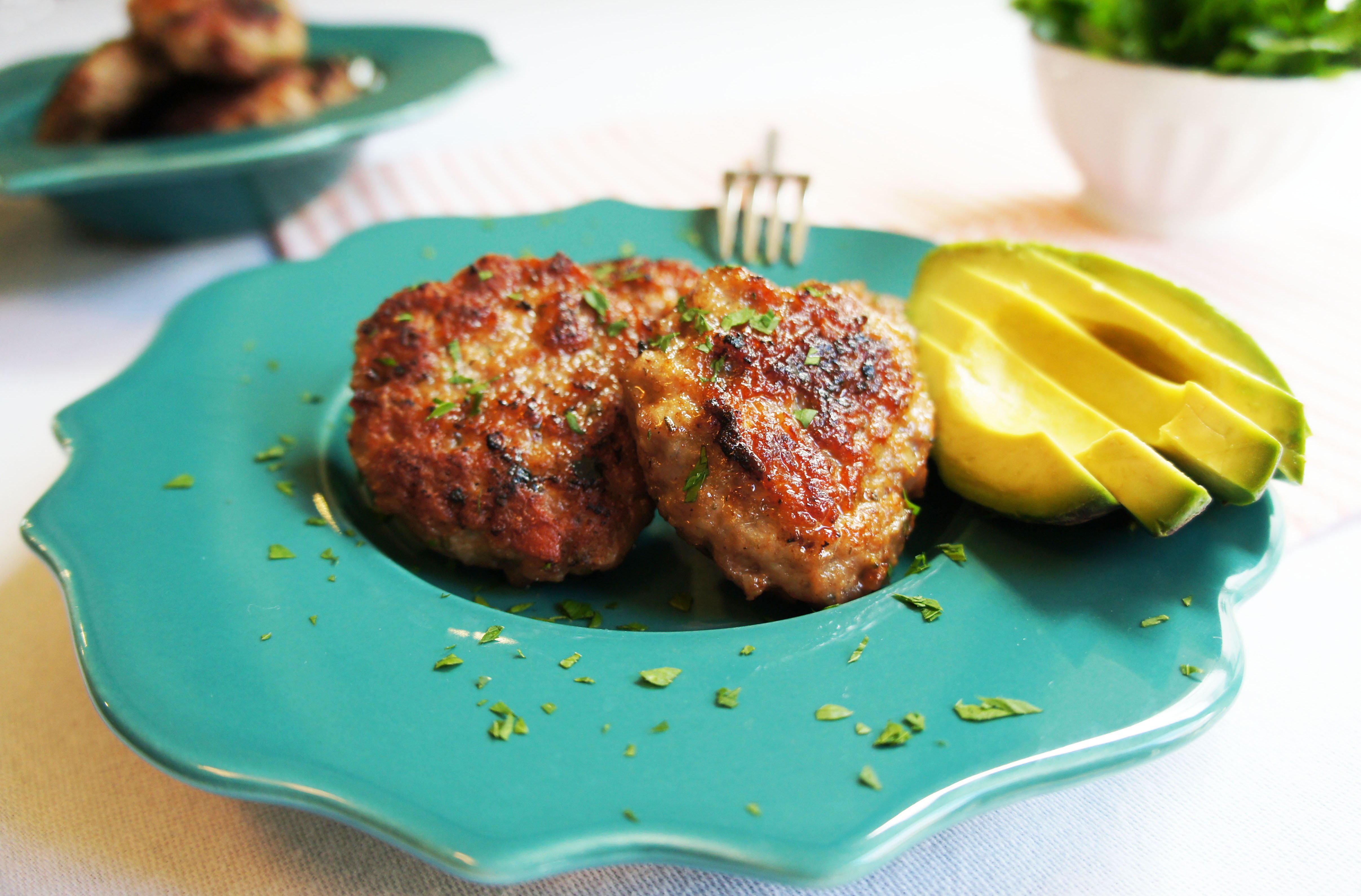 Maple Bacon Sausage Patties - Kristen Boehmer