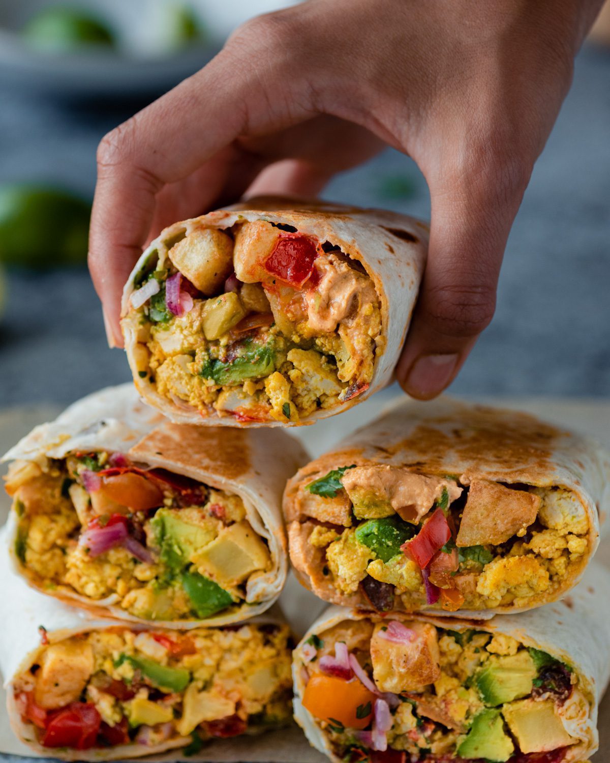 The Best Vegan Breakfast Burritos - Rainbow Plant Life