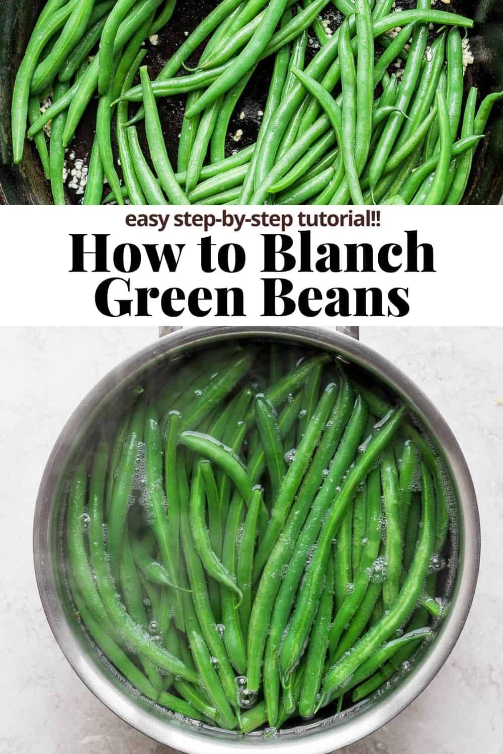 Close-up of fresh green beans boiling in a metal pot on a stovetop